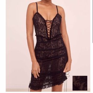 FOR LOVE&LEMONS Gracie Lace High-low slip